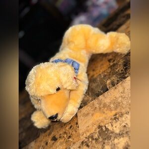 Gold Retriever Dog Plush Superdog Ty Classic Large Stuffed Animal Toy